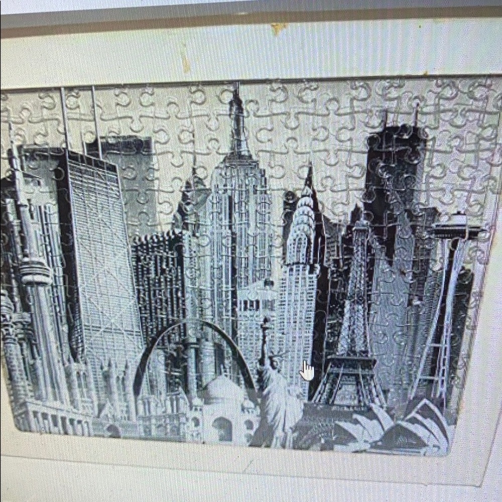 3D Jigsaw Puzzle 3 Layers Clear Pieces 1992